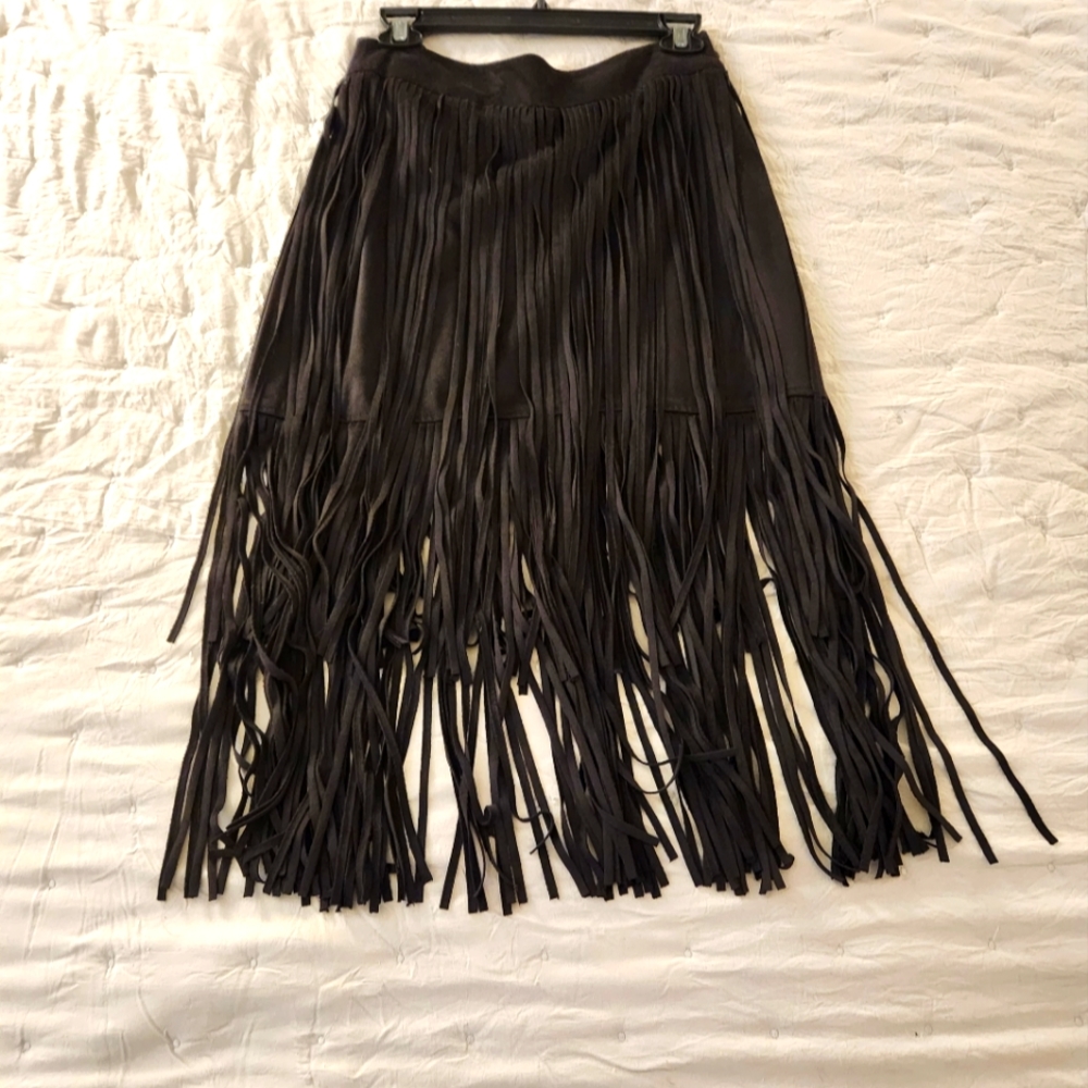 Zara Fringe Skirt